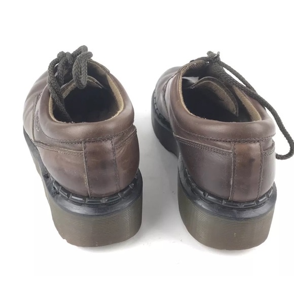  SOLD! Doc Martens Mens Oxford Brown Shoes - Picture 5 of 8